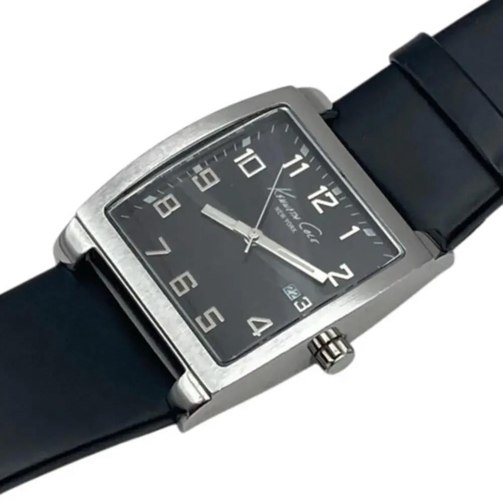 Kenneth Cole New York KC1239 Men's Watch 36mm - New Battery - WR Adjustable Date